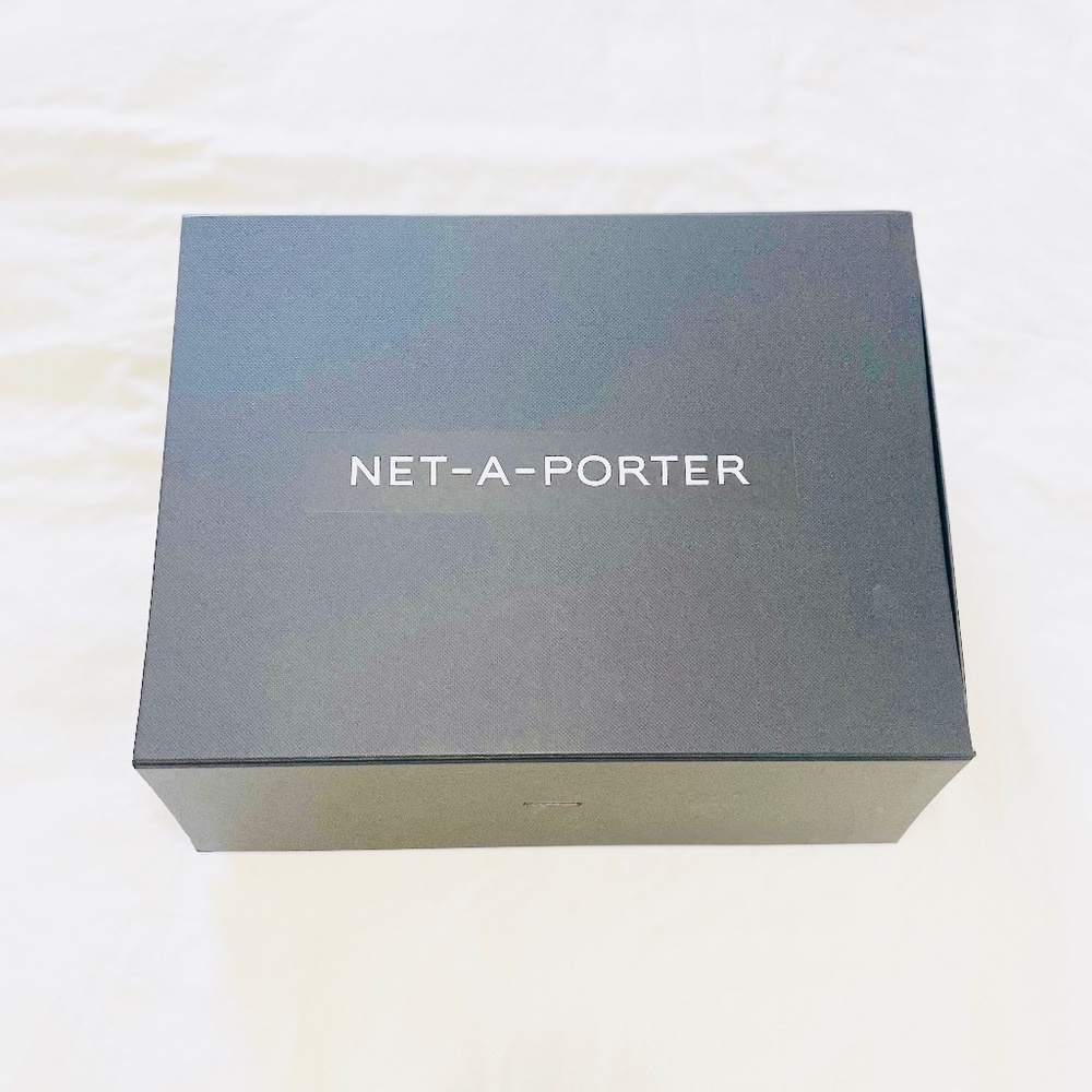 NET-A-PORTER Black LARGE Ribbon Storage Box 13.5 in. x 10 in. x 4.25 in.
